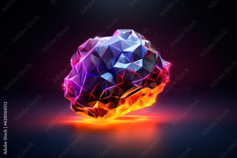 Illustration of a vibrant and dynamic ball of fire against a dark backdrop, created using generative AI Illustration of a vibrant and dynamic ball of fire against a dark backdrop, created using generative AI
