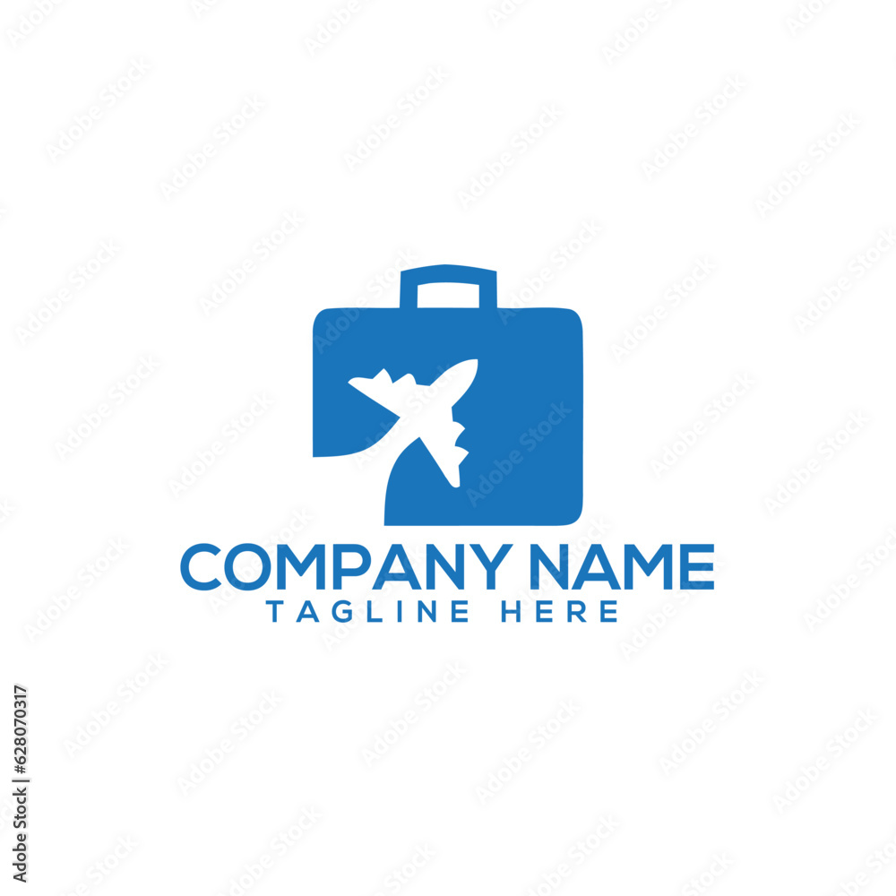 Obraz premium travel air logo design 
