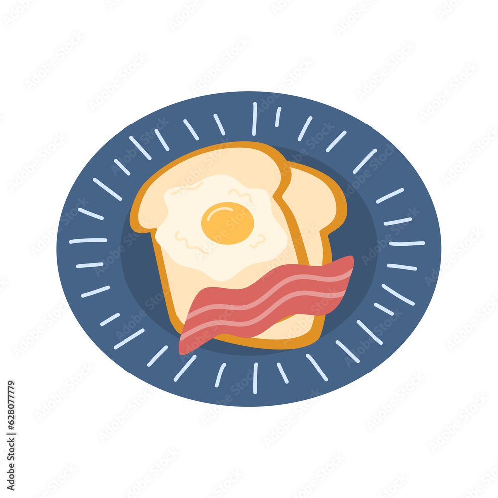 healthy breakfast meals. illustration healthy breakfast meals. illustration