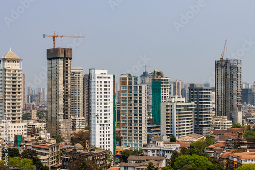 Photography View from Malabar Hill in Mumbai, Maharashtra, India, Asia