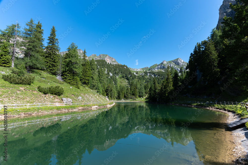 Zireiner See im Rofangebirge in Tirol.
