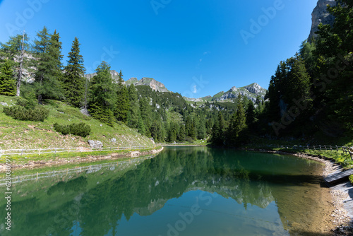 Zireiner See im Rofangebirge in Tirol.