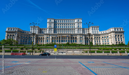 The Palace of the Parliament, Bucharest, Romania. photo