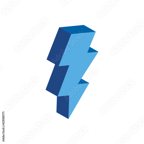 Free Download Blue 3D arrow icon - GFXLoad