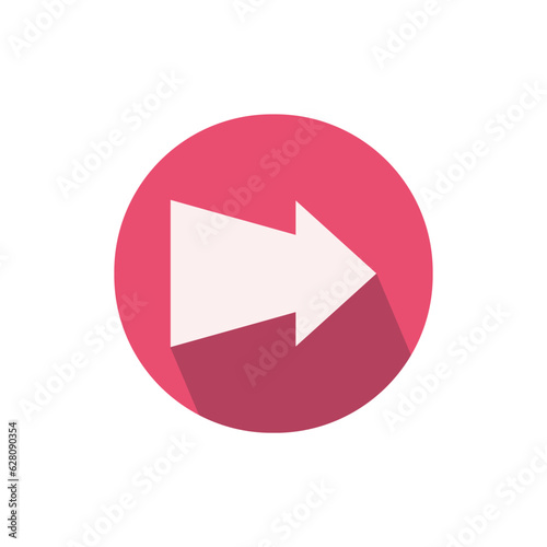 Free Download Arrow in circle with shadow - GFXLoad
