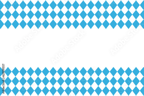 Oktoberfest background. bavarian Background. White and blue diamond shape pattern background