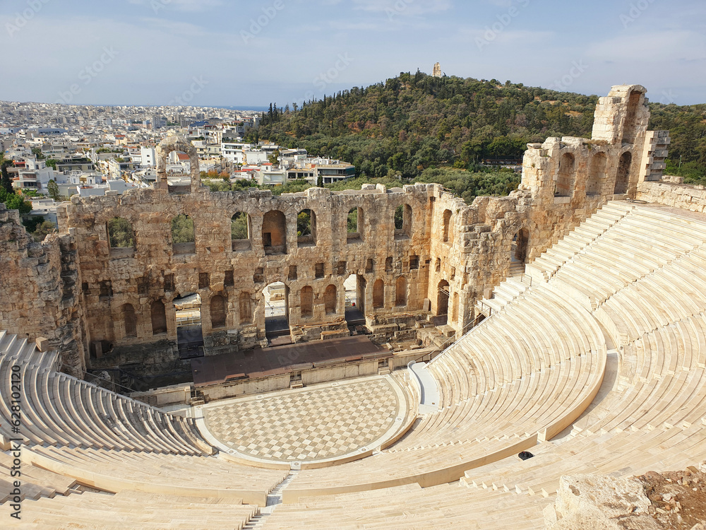 Théâtre Antique Odéon d'Hérode Atticus à Athènes (Grèce - Europe)