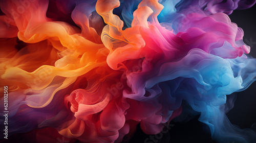 Abstract Colorful Wallpaper. Generative Ai