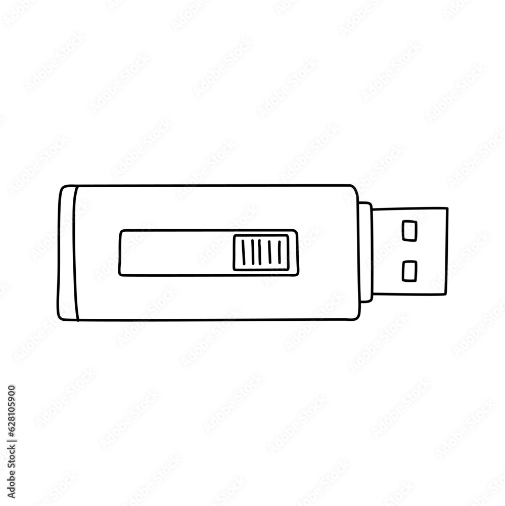 flash disk using doodle or hand drawing style flash disk using doodle or hand drawing style