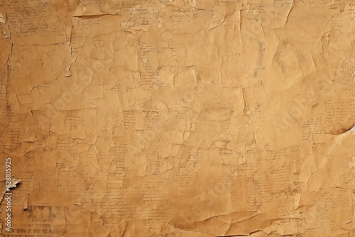 An aged sheet of parchment paper serving as the background, seen from above with writing.