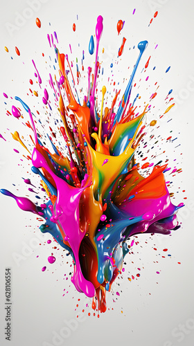 Colorful splash background