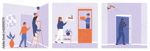 Home Security Isolated Set