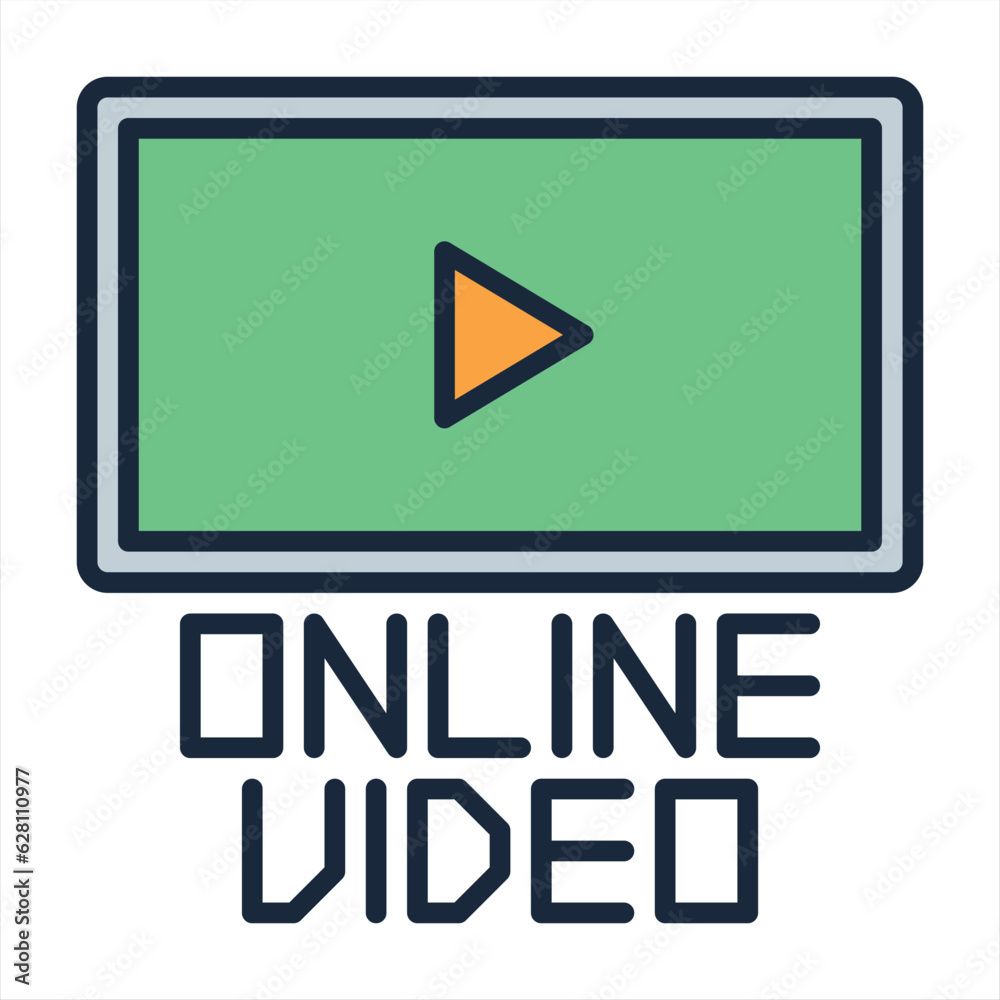 Video player colorful windows. Concepts: online Internet streaming video technology. Home cinema movies, films watching, Smart digital TV, video blogging Video player colorful windows. Concepts: online Internet streaming video technology. Home cinema movies, films watching, Smart digital TV, video blogging