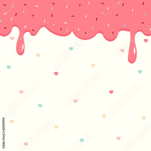 Sweet dessert background 