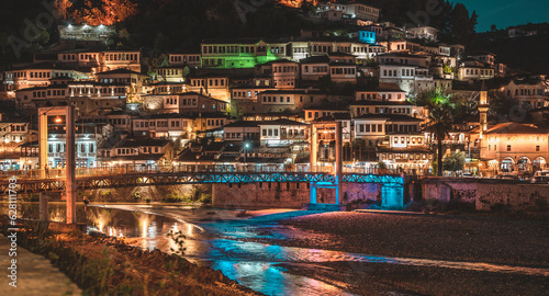 Fototapeta Naklejka Na Ścianę i Meble -  Historic city of Berat in Albania, World Heritage Site by UNESCO