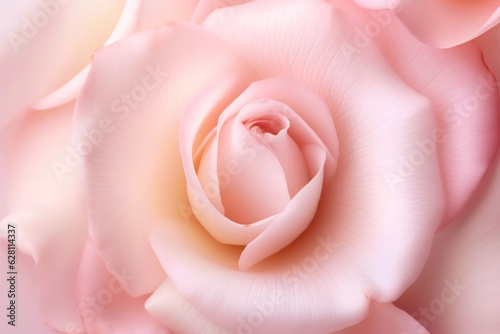 Pink rose close-up.