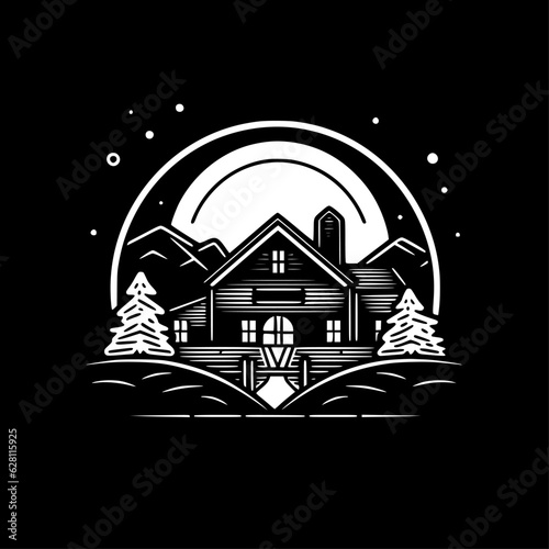 Farmhouse - High Quality Vector Logo - Vector illustration ideal for T-shirt graphic