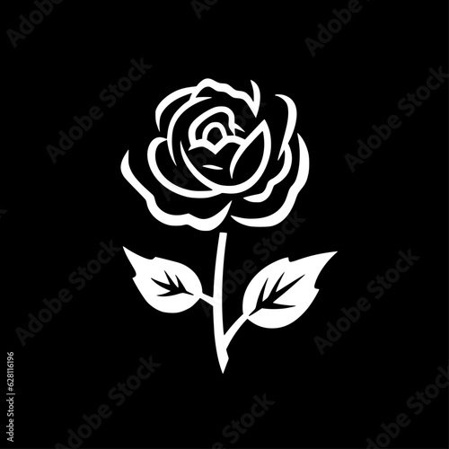 Flower | Minimalist and Simple Silhouette - Vector illustration