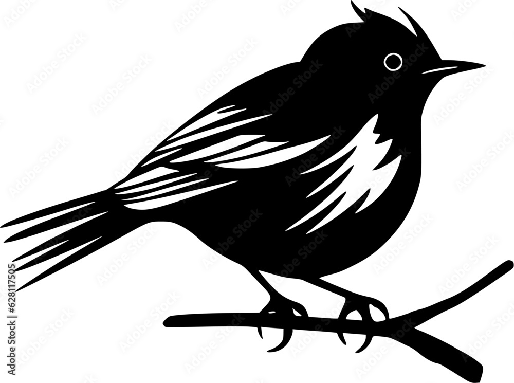 Obraz premium Bird | Minimalist and Simple Silhouette - Vector illustration