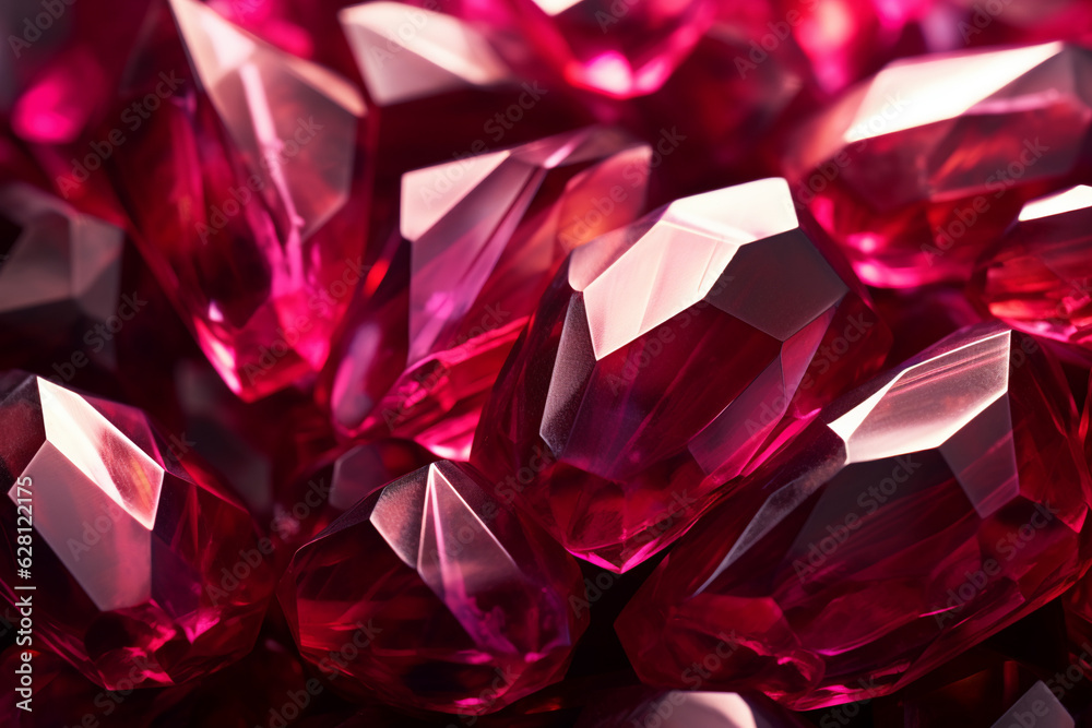 shiny ruby iridescent crystal close up pattern texture shiny ruby iridescent crystal close up pattern texture