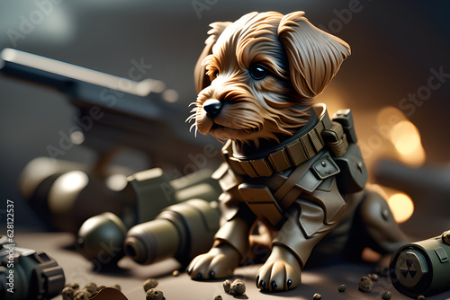 dog in war
Generative AI photo