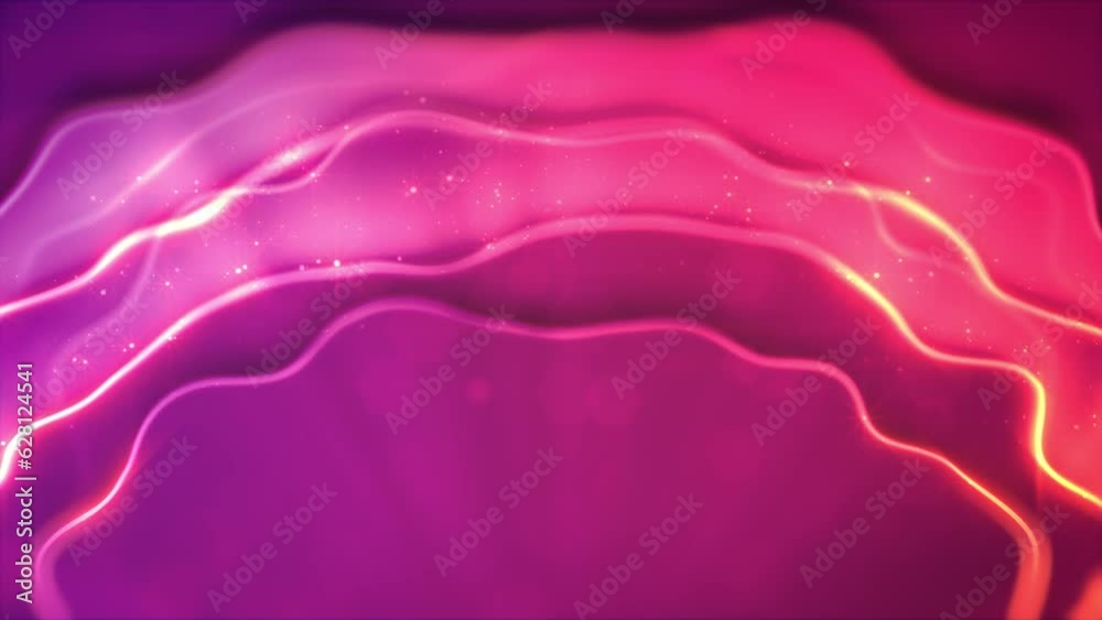 rose red and blue colorful bokeh winking curved figures - loop video