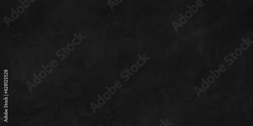 Abstract Black stone wall texture grunge rock surface. dark gray background backdrop. wide panoramic banner. old wall stone for dark black distressed grunge background wallpaper rough concrete wall.