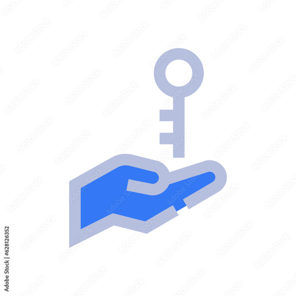 key two tone style icon vector illustrations key two tone style icon vector illustrations
