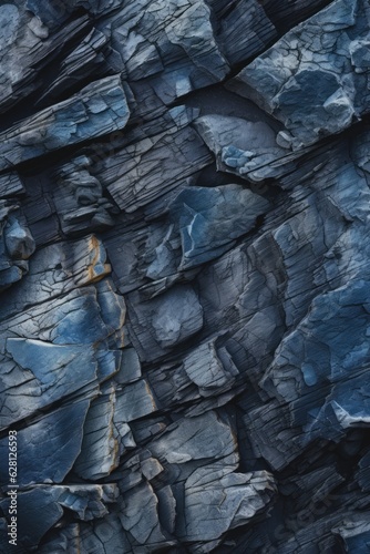 Midnight Blue Stones Closeup - AI Generated