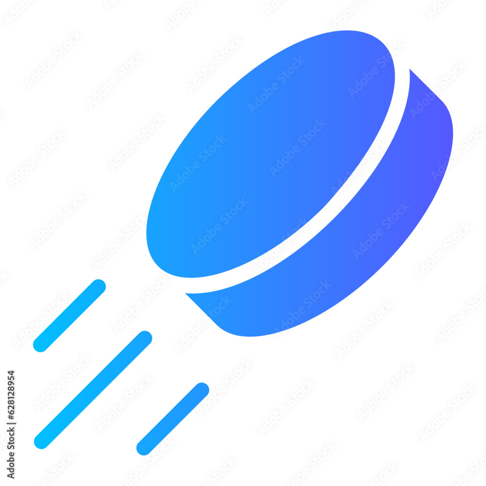 puck gradient icon puck gradient icon