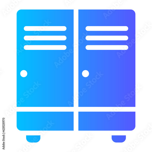 locker room gradient icon