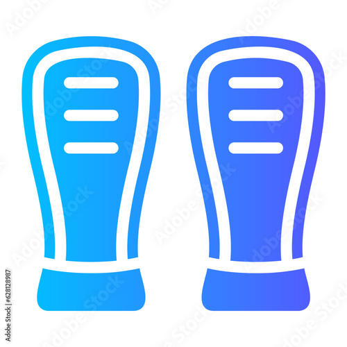 shin guards gradient icon