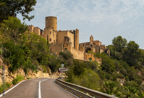 Castle in Castellet Barcelona Spain photo