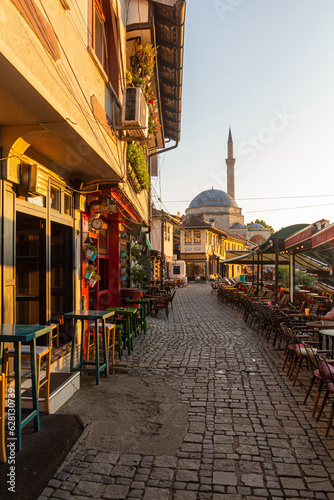 Alley in the old town in Prizren, Kosovo