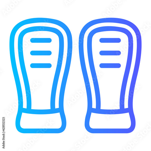 shin guards gradient icon