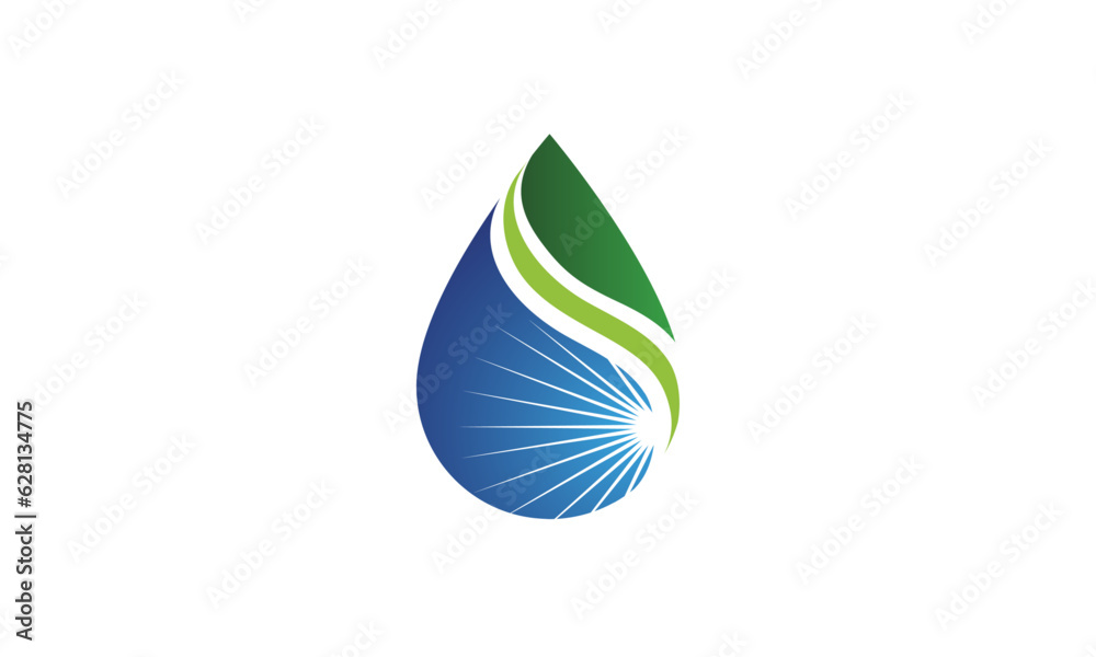 Water drop, resources water sun, energy Water drop, resources water sun, energy