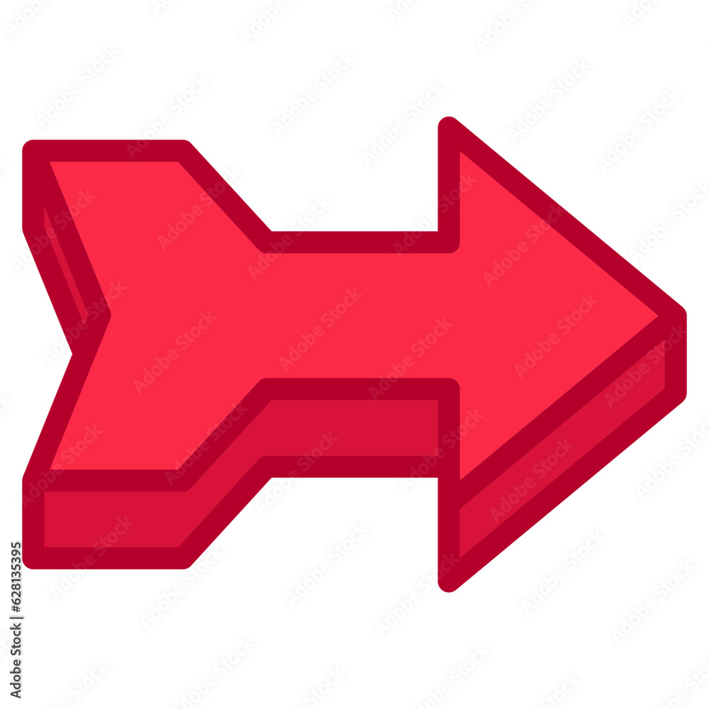 3d red arrow 3d red arrow