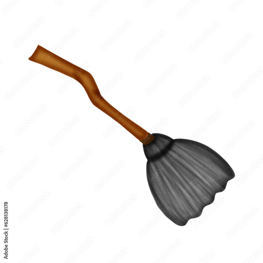 broom isolated on white broom isolated on white