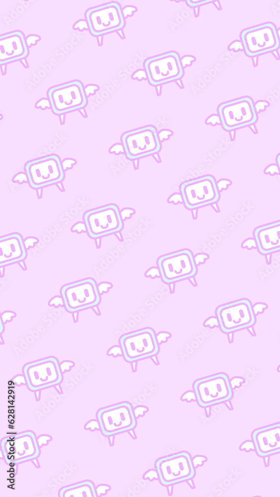 16:9 デジタル天使なパターン壁紙♪ 16:9 デジタル天使なパターン壁紙♪
