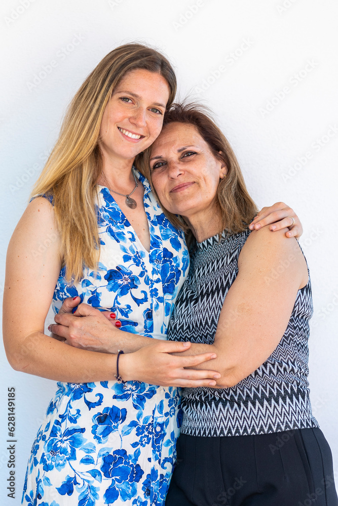 Daughter and mother together Daughter and mother together