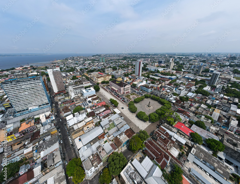 Naklejka premium Largo São Sebastião Manaus-AM