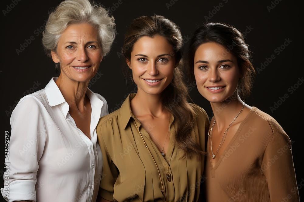 women of different generations of the same family, generative ai women of different generations of the same family, generative ai