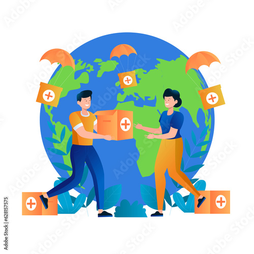 world humanitarian day element
