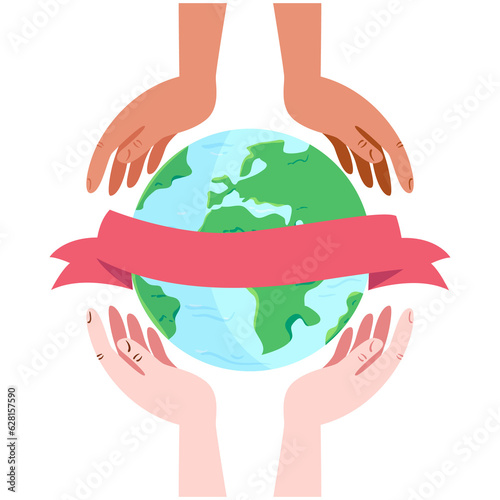 world humanitarian day element