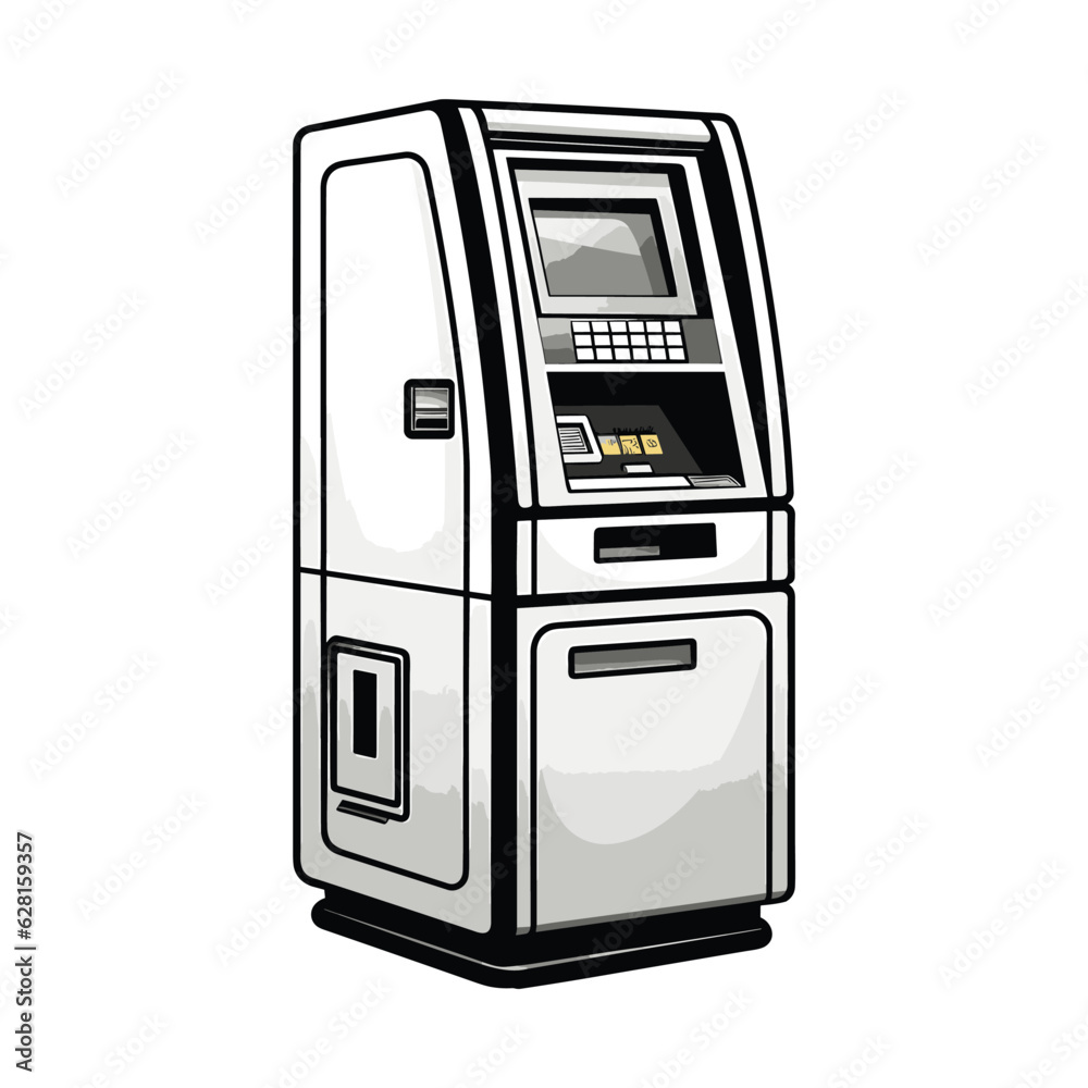 ATM machine icon, banking concept, vector
ATM machine icon, banking concept, vector