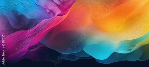 Colorful abstract water smoke splash
