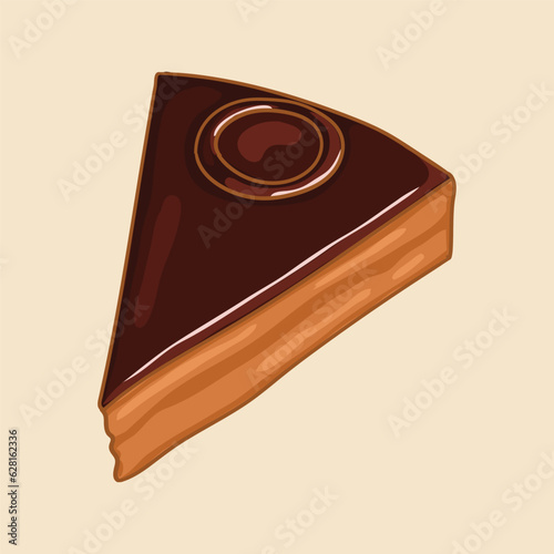 Sacher-Torte. Popular European desserts.