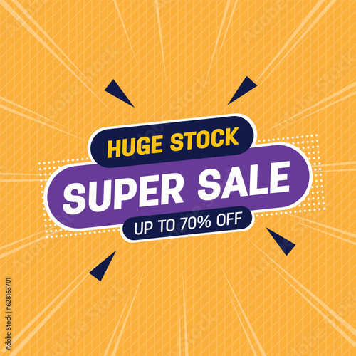 Super sale special offer logo
