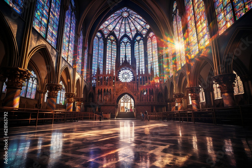 Rainbow of Light: Illuminating the Majestic Cathedral