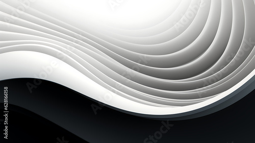 Fototapeta Naklejka Na Ścianę i Meble -  Monochrome Abstract Wallpaper: Simple Backgrounds with Crazy Structures, black and white wallpaper
